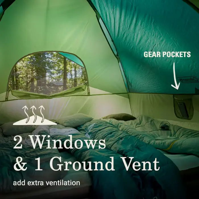 Tienda de Campaña Coleman Sundome 6-Personas 1.8mts Cúpula Verde 2206837 (3).webp