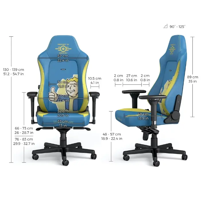 Silla Gamer Noblechairs Hero FallOut Vault-Tec Edition NBL-HRO-PU-FVT (6).webp