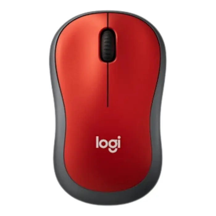 Mouse Logitech M185 Inalámbrico USB-A 1.000DPI Rojo 910-003635.webp