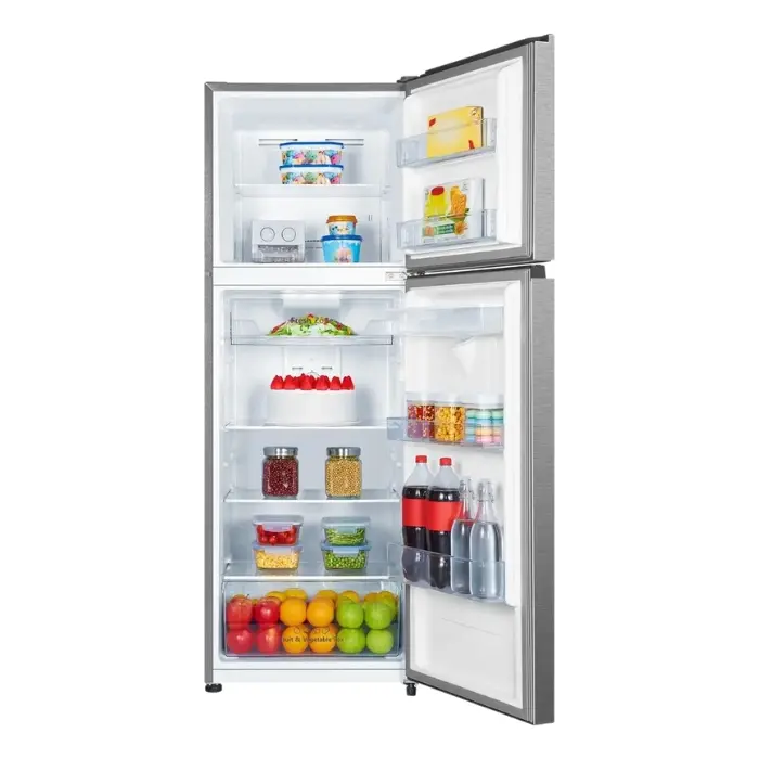 Refrigeradora Hisense Top Mount 11.5p³ Dispensador de Agua Sin Escarcha Plateada RT1N320NMDA (1).webp