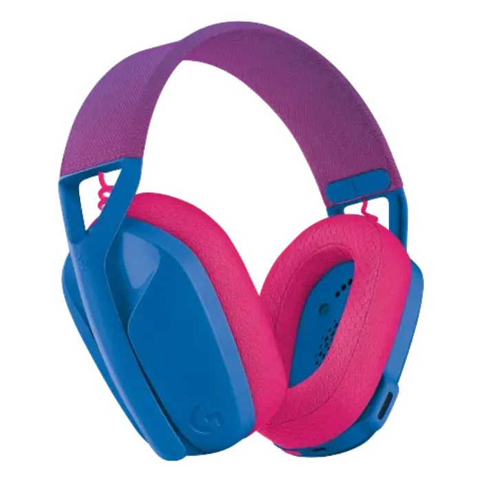 Headset Logitech G435 Lightspeed Inalámbrico USB AzulFucsia 981-001061 (2).webp