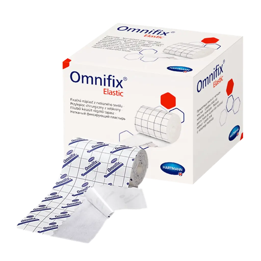 Apósito Secundario Hartmann Omnifix Elastic Cinta Adhesiva de Tela 20cm x 10m Unidad 900605