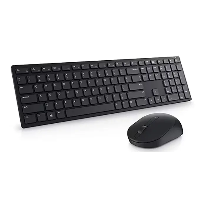 Teclado y Mouse Inalámbrico Dell Pro Negro Inglés KM5221WBKB-US