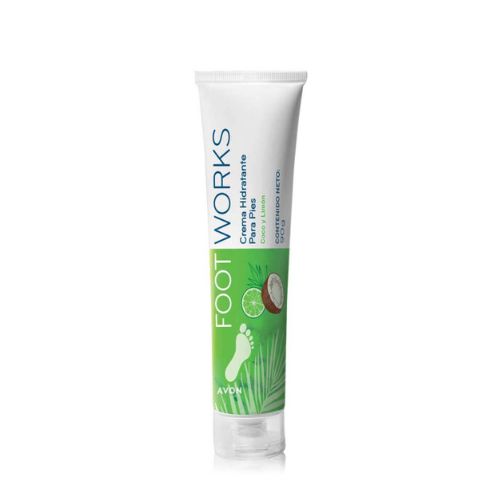 Crema Hidratante para Pies Avon Footworks Coco y Limón 90g 119282