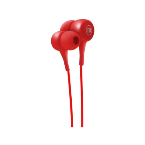 Audífonos Maxell IN-POP con micrófono Rojo 348442