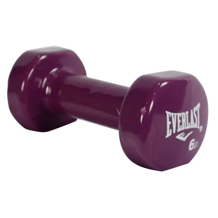 Mancuerna Everlast Revestidas en Vinyl 6 LB EVDD06