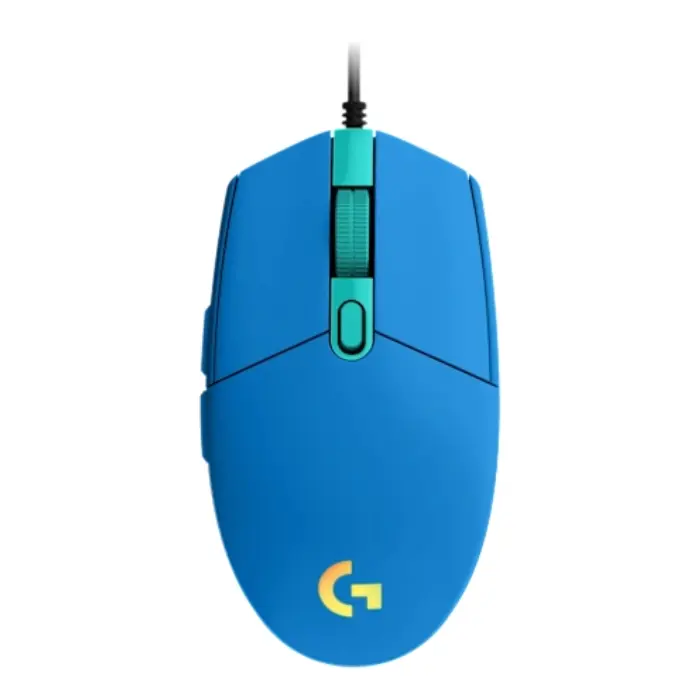 Mouse Logitech G203 LightSync RGB Alámbrico USB-A 8.000DPI Azul 910-005792