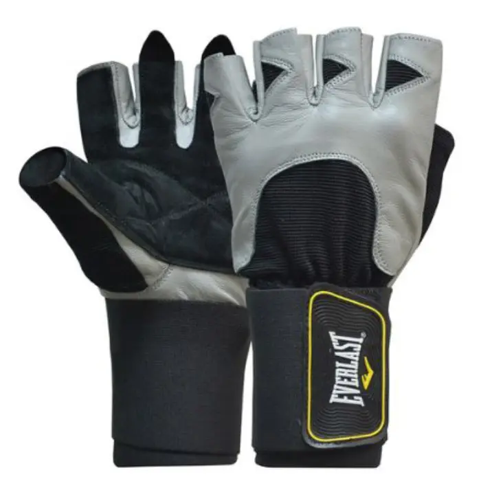 Guante Pesas Everlast Total Strength II Negro con Gris Talla S EVWG7K7T02-S