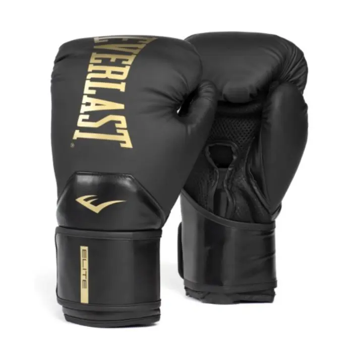 Guantes De Boxeo Everlast Elite 2 14 Oz Negro con Dorado P00003272