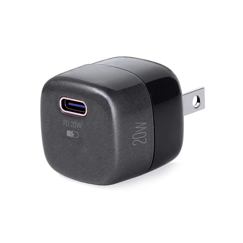 Adaptador de Corriente Argom Nano Pro 20W USB-C Negro ARG-AC-0120BK
