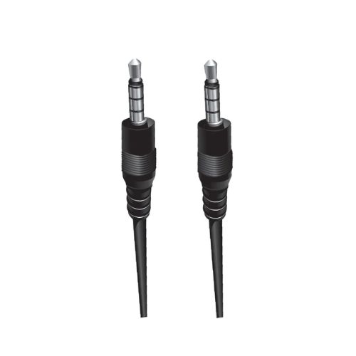 Cable de Audio Argom de 3,5mm a 3,5mm Negro ARG-CB-0035