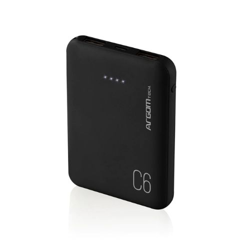 Power Bank Argom C6 6000MAH ARG-PB-1136BK