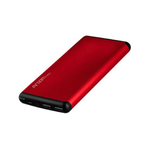 Power Bank Argom S12 12000MAH Rojo ARG-PB-1150RD