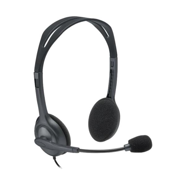 Headset Alámbrico Logitech Stereo H111 Negro 981-000612