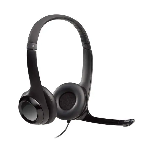 Headset Logitech Stereo H390 Alámbrico Negro 981-000014