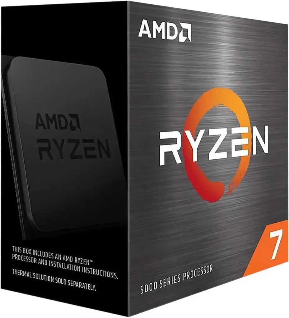 PROCESADOR AMD RYZEN 7 5700X 5TH 3.4 GHZ 8N AM4 WITHOUT COOLER 100-100000926WOF