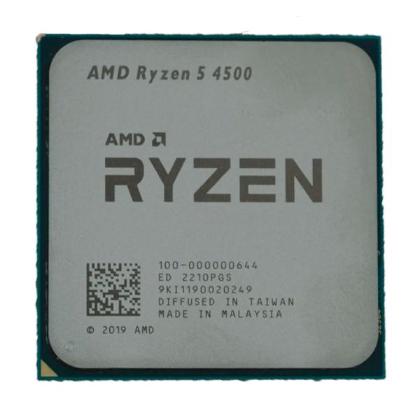 PROCESADOR AMD RYZEN 5 4500 4TH 3.6 GHZ WITH WRAITH STEALTH CO 6N AM4 100-100000644BOX