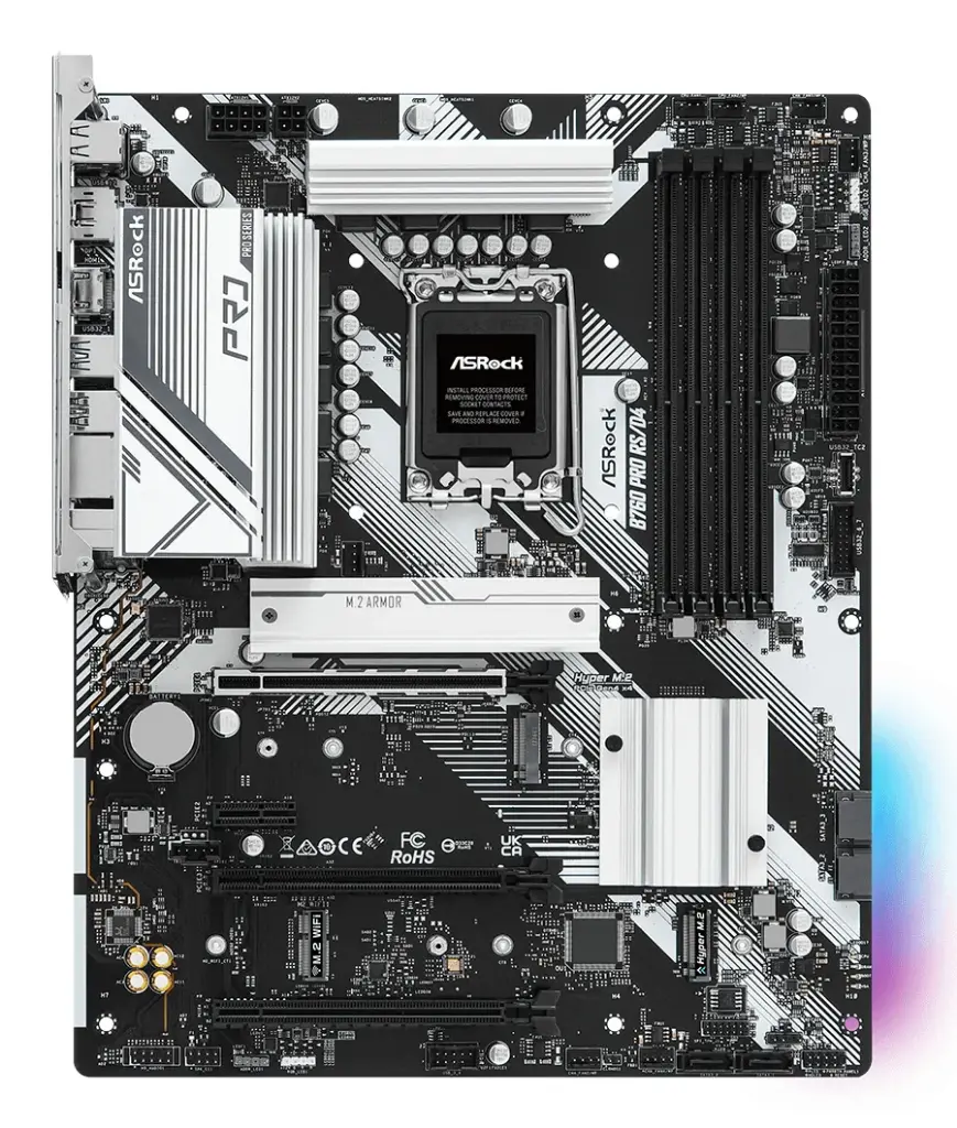 Tarjeta Madre AsRock B760 Pro RS/D4 Intel 14th Gen LGA 1700 90-MXBL80-A0UAYZ