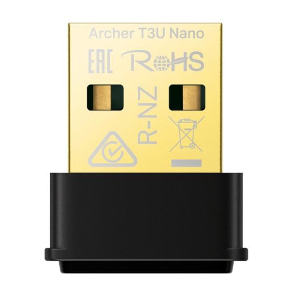 Adaptador Tp Link USB Inalámbrico AC1300 MU-MIMO Archer T3U Nano