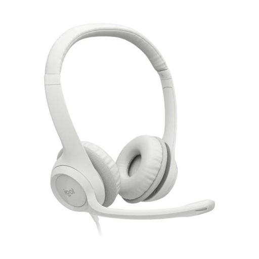 Headset Alámbrico Logitech H390 Blanco 981-001285