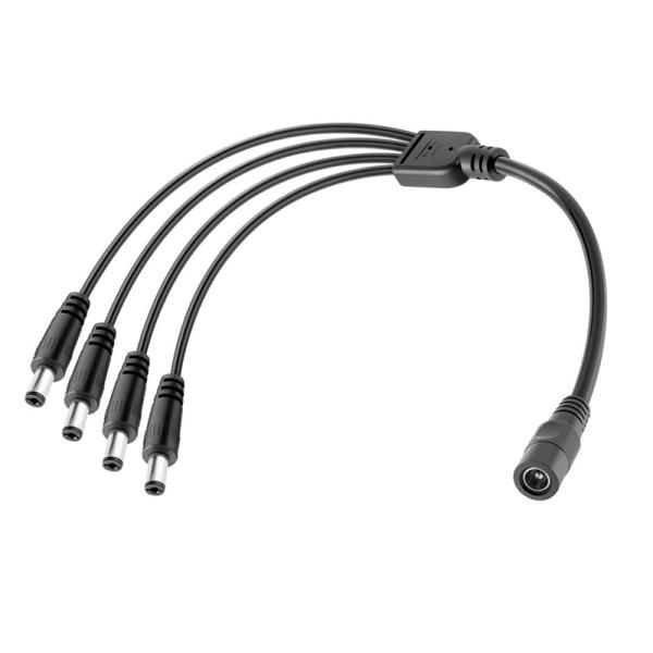 CABLE DC 12V 1 A 4 SALIDAS 5.5 2.1MM FXXDC1T4001C