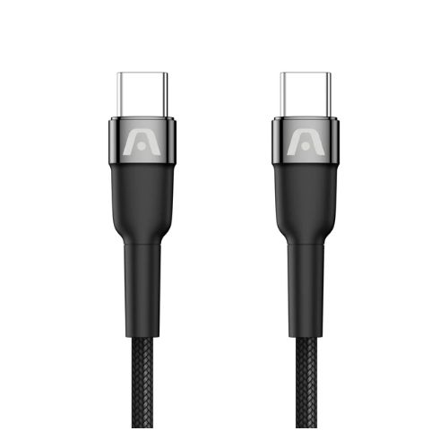 Cable Argom Tipo C A Tipo C 65 W Nylon Trenzado Dura Speed ​​6FT/1.8M ARG-CB-0049BK