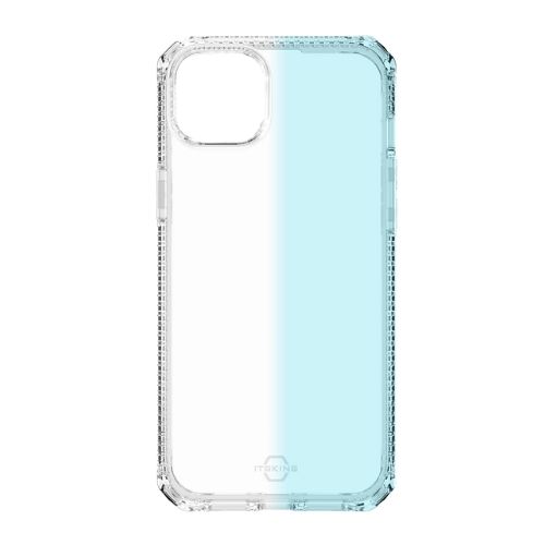 Estuche Itskins Spectrum R // Mood iPhone 15/iPhone 14 Transparente/Celeste AP5N-SPMOD-LBLU