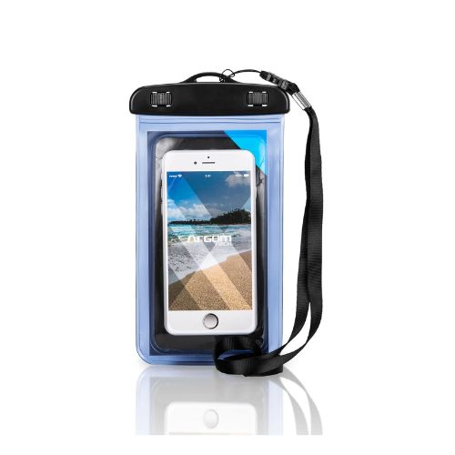 Estuche Impermeable para Celular Argom Transparente ARG-AC-0451BL
