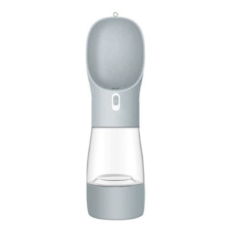 Dispensador de Comida y Agua para Mascotas La Gotera Portátil Gris Cl29U-2