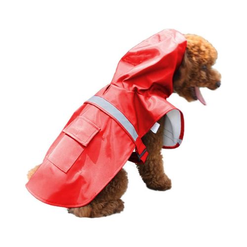 Capa de Lluvia para Mascotas La Gotera  S Rojo DOTRS