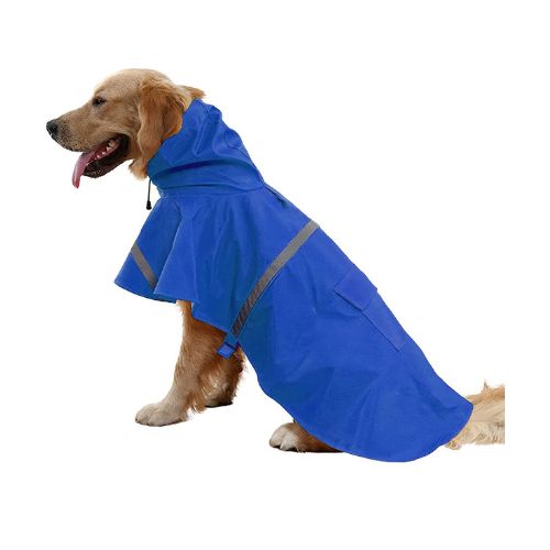 Capa de Lluvia Para Mascotas La Gotera S Azul DOTAS