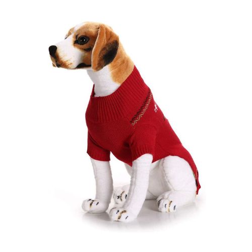 Suéter de Navidad para Mascota La Gotera Rojo XL PET004
