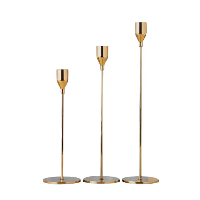 Set de Candeleros La Gotera 3 Piezas Rose C080434