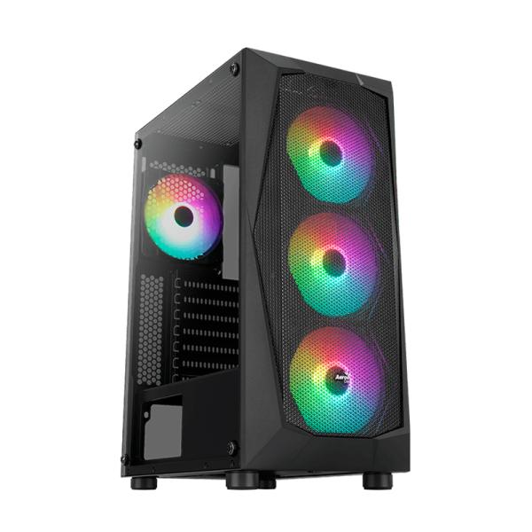 Case Gamer Aerocool Falcon Vidrio Templado RGB FALCON-G-BK-V2 ACCM-PV41143.11