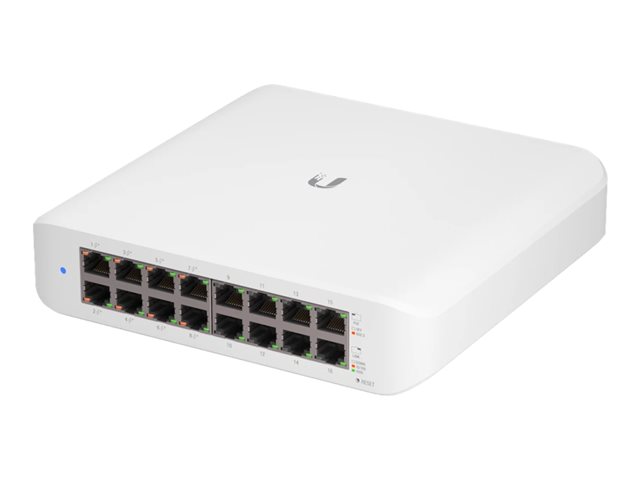 Ubiquiti UniFi Switch Lite USW-Lite-16-POE - Conmutador - Gestionado - 16 x 10/100/1000 (8 PoE+)