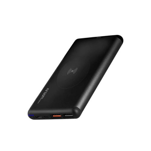 Power Bank Argom S12W 12000MAH Aluminio ARG-PB-1156BK
