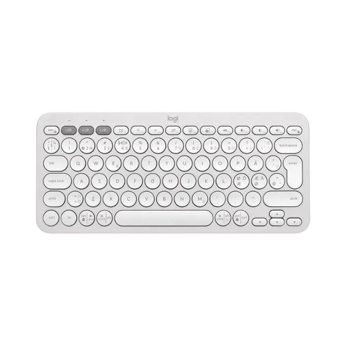 Teclado Inalámbrico Logitech Pebble 2 K380s BT Blanco 920-011784