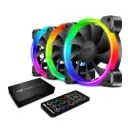Kit de Abanicos Cougar Vortex RGB HPB120 con Controlador Inalámbrico 3-Pack 3MHPBKIT.0001
