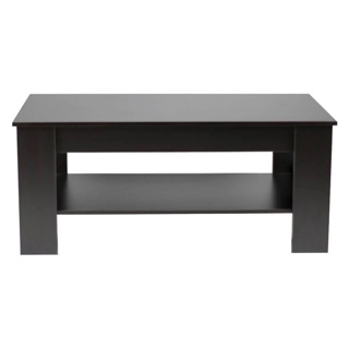 Kenneth Cole mesa de centro cubierta color negro y caf‚ oscuro -KCWD2022058-BR