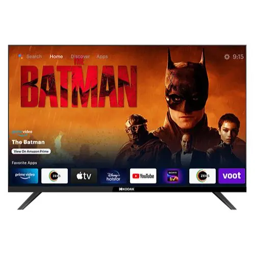 Pantalla Kodak Smart TV 32″ HD Google TV Negra 32SVA1003BT