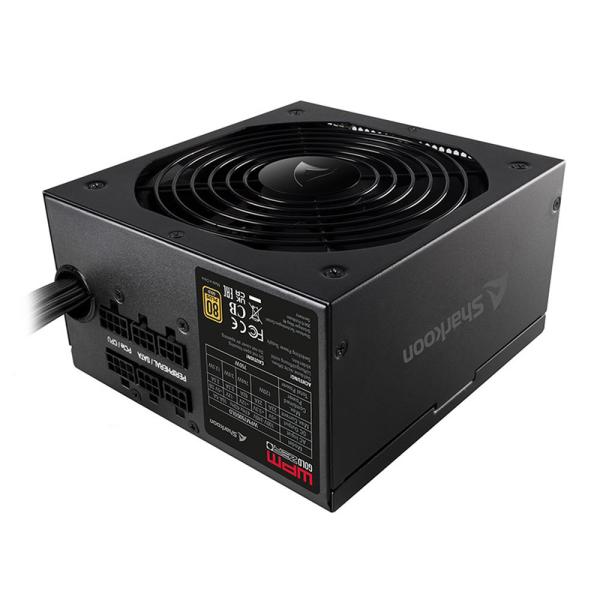FUENTE DE PODER SHARKOON SHARK WPM GOLD ZERO 750W 4044951026562 NUEVO