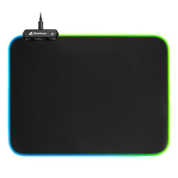 MOUSE PAD GAMING SHARKOON 1337 RGB V2 360 4044951029976 NUEVO