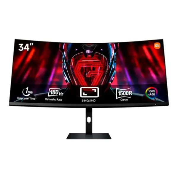 Monitor UltraWide Curvo Xiaomi G34WQi 34" WQHD 180Hz VA 1ms HDMI / DisplayPort C34WQBA-RGGL