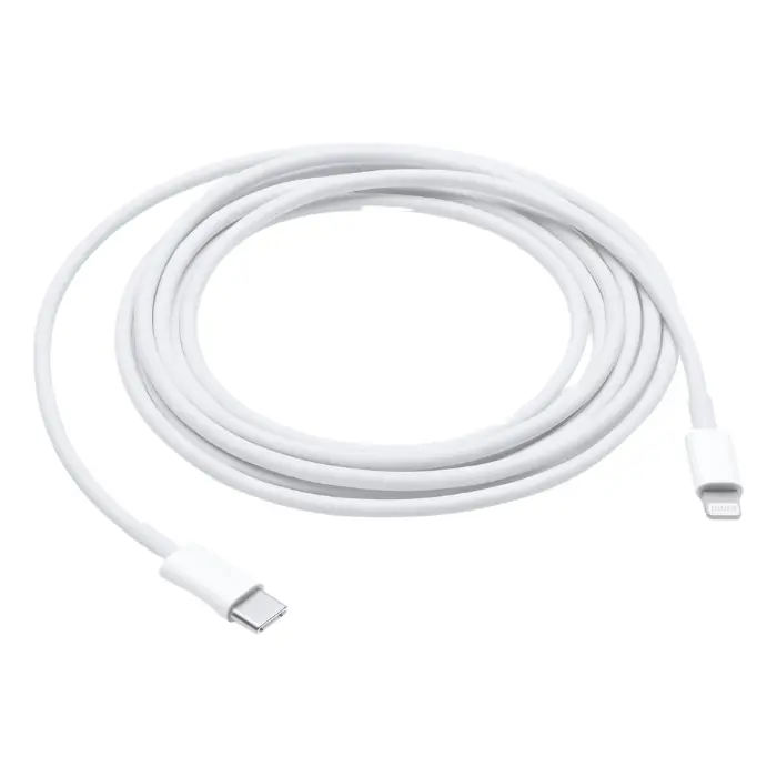 Cable de Carga Apple USB-C a Lightning 2mts Blanco MW2R3AM/A