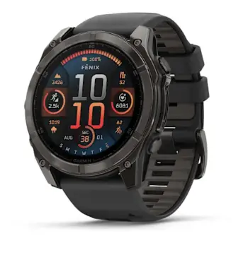 SmartWatch Garmin Fenix 8 Zafiro AMOLED 51mm Titanio DLC Gris Carbono 010-02905-20