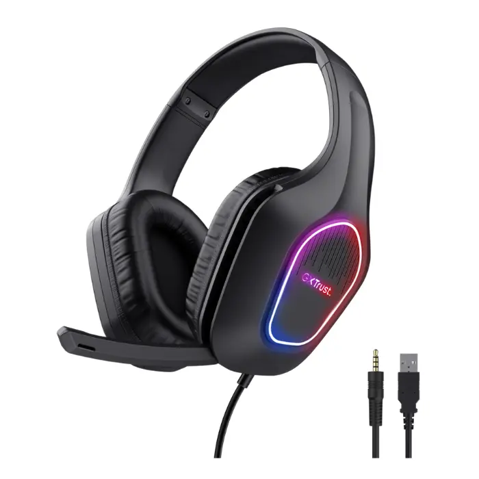 Headset Trust Gamer GXT 416 Zirox Alámbricos 25331