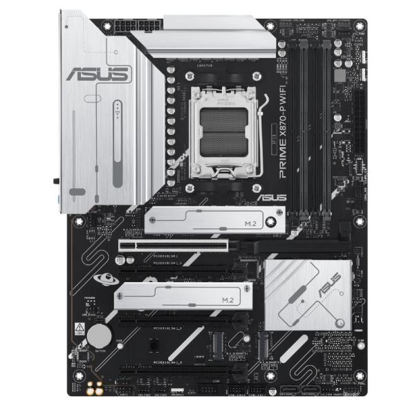 TARJETA MADRE ASUS PRIME X870-P WIFI AM5 DDR5 3X M.2 + 4X SATA USB 3.2 WIFI 6E 1X PCIE 5.0 AURA SYNC RGB 90MB1IS0-M0EAY0