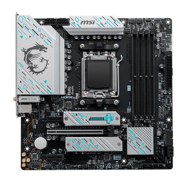 TARJETA MADRE MSI B650M GAMING WIFI AM5 DDR5 2X M.2 + 4X SATA USB 3.2 WIFI 6E 1X PCIE 4.0 AURA SYNC RGB 911-7E30-004