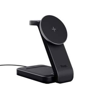 Trust soporte Viro de carga magnetico inalambrico 3 en 1 para iPhone, Apple Watch y AirPods - 25464