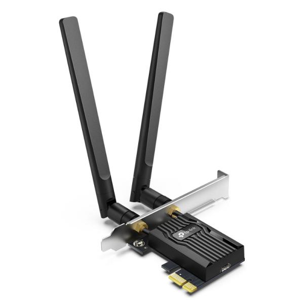 ADAPTADOR PCLE TP LINK ARCHER TX55E(UN) AX3000 WI-FI 6 BLUETOOTH 2402 MBPS + 574 MBPS